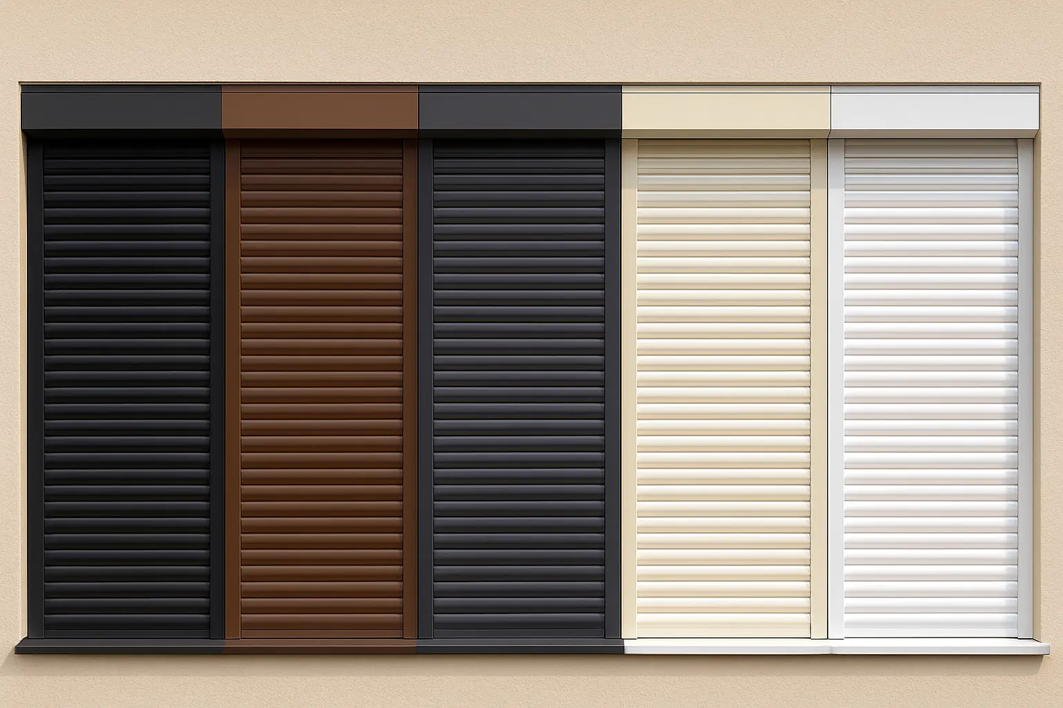 Welke rolluik kleur biedt de beste bescherming tegen de zon
