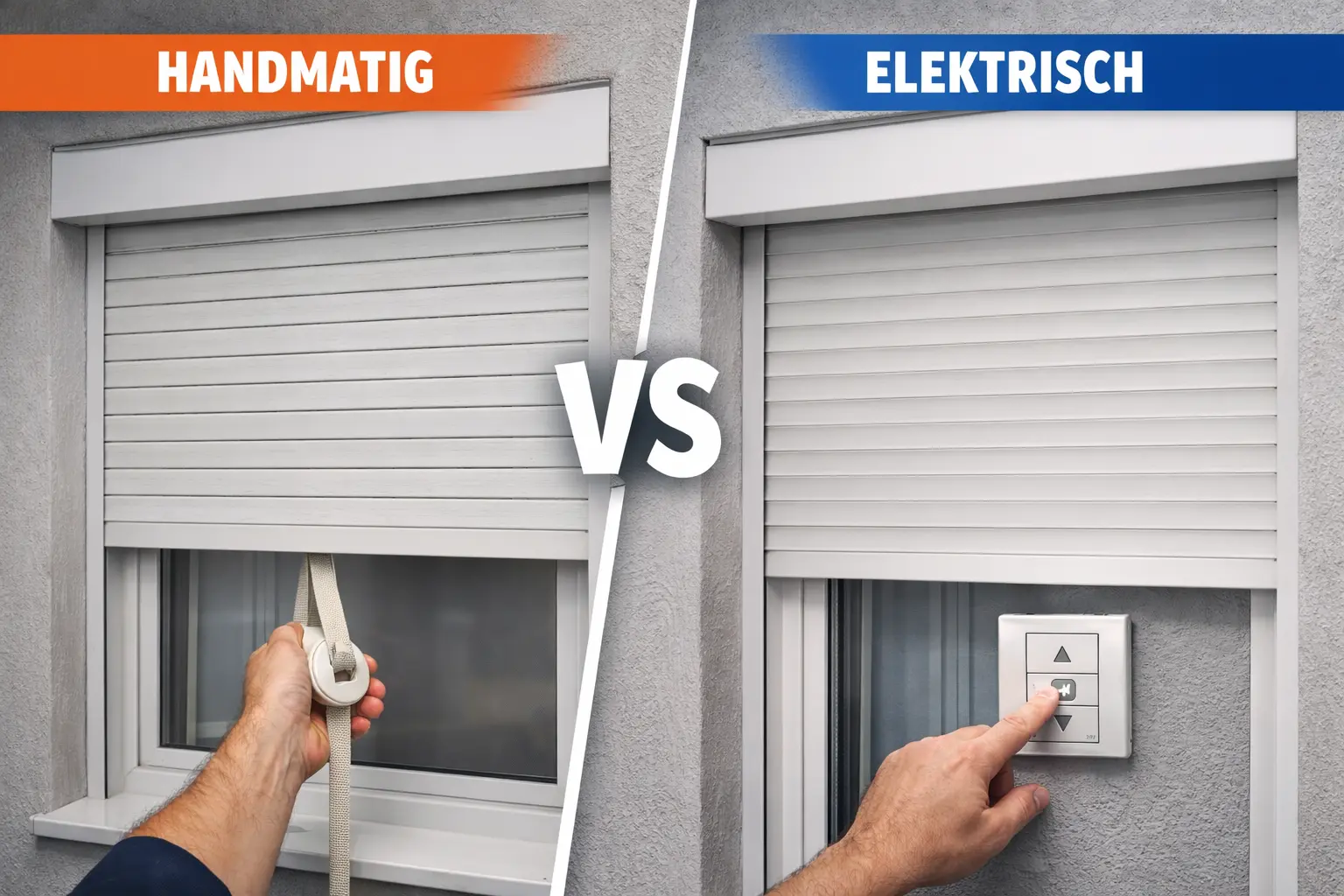 Rolluik Herstellen - Prijsvergelijking Handmatig en Elektrisch Rolluik